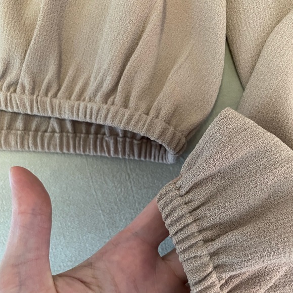 Oak + Fort croped blouse, XS - Picture 3 of 4